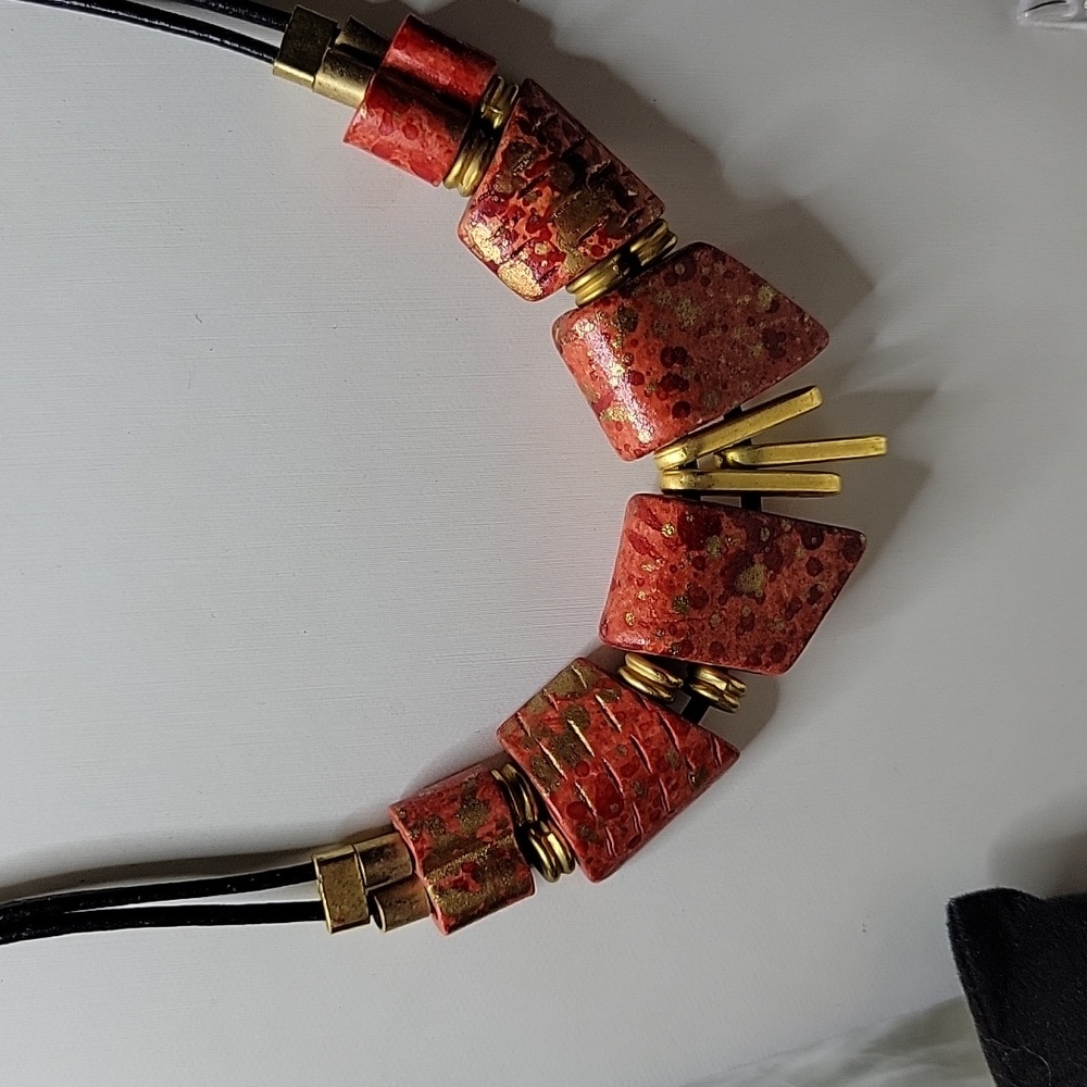 Red and Gold & Silver Jewelry Set - Picture 2 of 8